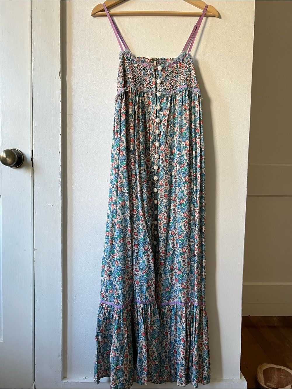 Free People Maxi Dress, Open Back - Picture 1 of 7